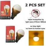 Empresa Industries Enterprise Yellow Plastic Round Led Bulb 10 Watt - Pack Of 2