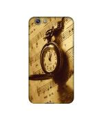 Casotec Pocket Watch Print Design Printed Silicon Soft TPU Back Case Cover for Oppo F1S