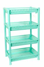 Korbox Multi Purpose Green Plastic Rack 4 Shelves