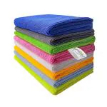Softspun Multicolor Polyester, Microfiber, Nylon Microfiber Towel (Pack of 8)