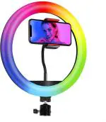 Webilla Multicolor Selfie Ring Light Without Tripod Stand Ring Flash (Multicolor)