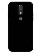 Shagya Motorola Moto G4 Plus Black Silicone Back Cover Case