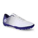 Nivia Oslar 2.0 Futsal Shoes for Mens | Rubber Studs with Spacer Mesh withTPU Film Upper | Die Cut Light Weight Insole |Ideal for Hard Surfaces Artificial Turf Surfaces (White) UK-6