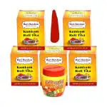 Hari Darshan Kumkum Roli Red Tika (Pack of 5, 40g Each Paste)
