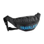 TRAVALATE Black Polyester Waist Bag