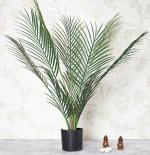 Elemntl Artificial Areca Palm Plant in Black Pot (3 feet)