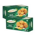 Wheafree Gluten Free Kaju Butter Cookies - Pack of 2 (200g each) | No Maida | Tasty, Crunchy and Flavoured Cookies | Best Teatime Snacks | 100% Vegetarian