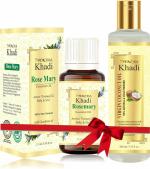 DRONTIKA WILD & PURE Natural Virgin Coconut and Rosemary Essential Oil 215ml (Pack of 2)