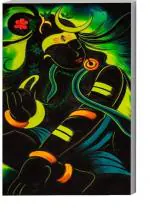 Surmul Multicolor Sunboard Medium God Lord Shiva Poster Mahadev Modern Art Shiva Wall Poster