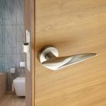 LAPO Door Lock for Bathroom Door Without Key (Matt Finish) Ro-178