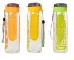 Imago Detox Fruit Infuser Multicolor Plastic Water Bottle 750 ml (pack of 3)