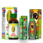 LooLoo Combo of 3 - Mumtaz Amla Hair Oil - 120ml| Oleo Cold Shield Oil With Kalonji - 8ml| Oleo Rheuma Herbal Liniment Oil - 50ml