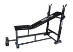 Body Maxx Pvc Multi Bench Press 4 In 1 Incline, Decline, Flat, And Abs With Dumbells