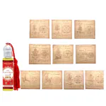 Vedic Vaani Dus Mahavidya Devi 10 Divine Maha Power Mantra Yantra with Dus Mahavidya Shakti Attar