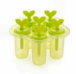 Jeel Plastic Ice Cream Candy Kulfi Maker Mould ice Stick Trays Classic Reusable Jumbo Ice Pop Mold, 6 pc Set