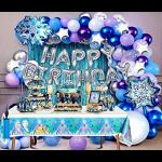 SV Traders Frozenn Theme Birthday Decoration/Disneey Princess/Frozeenn Princess Combo Kit Of 82 Pcs-