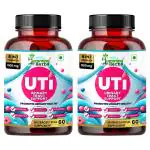 Humming Herbs UTI Supplement 1100mg - Advanced 8-in-1 Urinary Tract Support Formula with Cranberry, D-Mannose, & Probiotics - Promotes Bladder Health & Immunity - 60 Capsules - Pack of 2