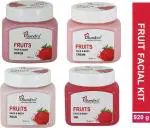 Sundra Secret Herbal Fruits Facial Kit 230 ml (Combo of 4)