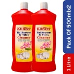 Klinzer Bathroom & Tiles Cleaner 2 Liters | Powerful, Eco-friendly & Non-Toxic | Tough on Stains, Sparkling Shine, and Fresh-Smelling | 1L each pack of 2