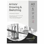 Paperpep White A3 Sketching & Drawing Paper 200 gsm (Pack of 5)