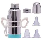 Adore Ideal Flow Thermos 3 in 1 Feeding Bottle (White)