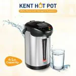 KENT Hot Pot Auto Electric Kettle With Water Dispenser 4L Storage Capacity 750W