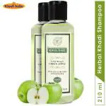 Herbal Khadi Green Apple Natural Herbal Shampoo Enriched Soft Shiny Smooth Hair 420 ml