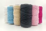 Macrame 3 Ply Multicolor Cord Dori Thread 20 m