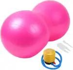 Biotronix Solution Forever Exercise Balance Peanut Ball 90 cm x 45 cm Multicolor Randomly Selected
