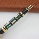 GOLD LEAF Jinhao 8802 Fountain pen, Luxury Spider Multi Color, Fountain Pen 0.5mm Fine Nib 18KGP Golden Trim, Advance Clip design
