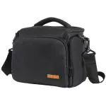 Sidrum Orange, Black Dslr Slr Camera Shoulder Bag Case With Rain Cover For Nikon, Canon, Sony Mirrorless Cameras
