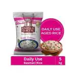 Pink Delight India Gate Basmati Rice Feast Rozzana | Aged Rice| Daily Use Rice| 5 Kg Pack
