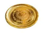 CLAP24 Decorative Pooja Plate - 12 inch