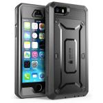 SUPCASE Unicorn Beetle PRO For iPhone SE,5S,5 Black Rugged Body Screen Protector Front Back Cover