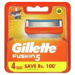 Gillette Perfect Beard Shape Fusion Manual Blades For Men - Pack Of 4
