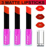 OUR BEAUTY Multicolor Soft And Smooth Touch Velvet Matte Lip Color Combo 09, 10.5 G (Pack Of 3)