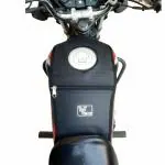 VORIYO Bike Petrol Tank Cover Bag with Pockets for Bike Motorcycle Riding Waterproof Artificial Leather Material Bajaj Hero Honda Splendor (Black)