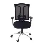 Da URBAN Topsky Black Mesh Medium Back Revolving Office Chair 50.8 cm x 48.26 cm x 115 cm
