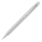 Scrikss Venus 722 | 0.7mm Mechanical Pencil | Chrome Plated Brass Body with Wave Pattern | Twist Mechanism