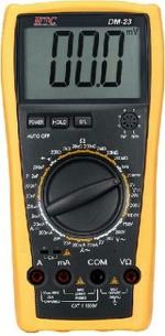 HTC Instrument DM23 Digital Multimeter (Yellow)