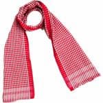 Desttronne Men And Women Checkered Pure Cotton Scarf