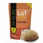 Lo! Foods - Keto Flour 500g (No SOYA) | 1g Net Carb Per Roti | Extremely Low Carb Keto Atta | Lab Tested Keto Food Products for Keto Diet