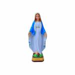 CARPENTA 10602M3 Mary Statue Handmade Polymarble Statue Mary Home Decor Showpiece - 9cm X 6cm X 24 cm