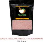 Elaisha Himalayan Pink Rock Salt Sendha Namak For Weight Loss And Daily Healthy Cooking Rock Salt, 500 G