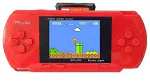 TMG Handheld Game light 3000- 8 Bit Video Game Console For Kids Boys- 2 Games Cassette-Red
