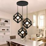 PR Prashant Black Pendant Ceiling Lamp CFL and LED
