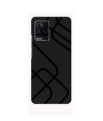 Casotec Zig-Zag Black Line Design 3D Printed Hard Back Case Cover for Poco F4 5G / Mi Redmi K40S 5G