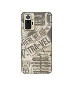 Casotec Travel Design 3D Printed Hard Back Case Cover for Mi Redmi Note 10 Pro / Note 10 Pro Max