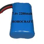 Robocraft 7.4V 2200Mah Li-Ion 2C Battery Pack With Inbuilt Charge Protection