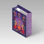 Tam & Niki - Traditional/Ethenic Theme Carry Bags - Matt Laminated Luxury Bags For Precious Gifts - For Diwali, Christmas and Many More Occasions. (Pack Of 6) (Large)